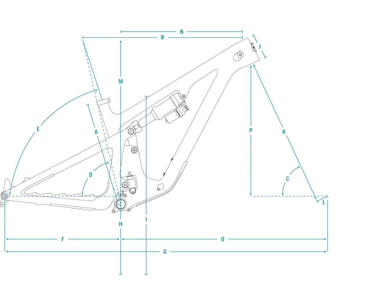 Yeti SB140 Frame Geometry Table