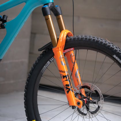 Fox 38 on Richie Rude's 2020 Yeti / Fox Factory Team Race Bike