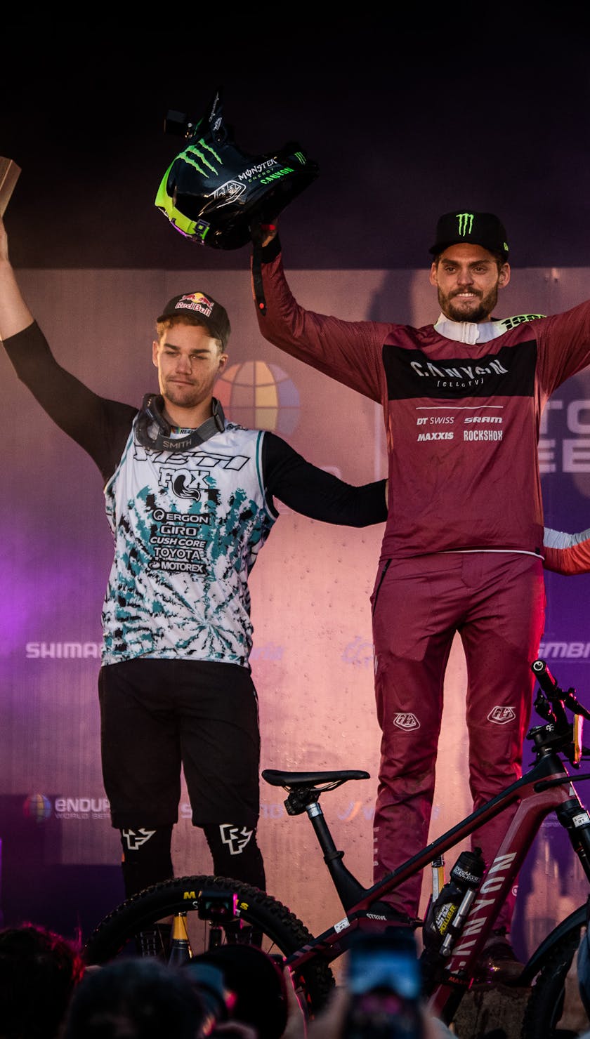 EWS 9 Tweed Valley - Men's Overall Podium