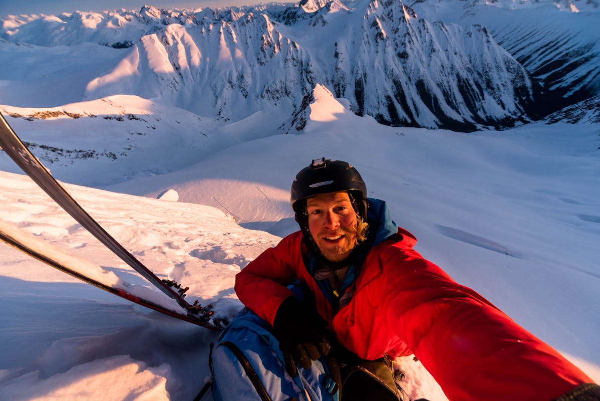 Reuben Krabbe at the top of the world