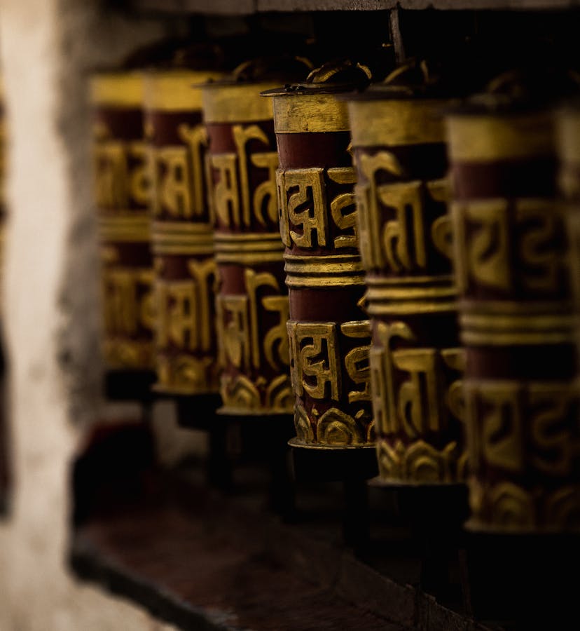 International Gathering Nepal - Prayer wheels