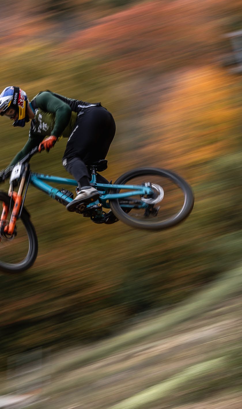Special Projects - Richie Rude riding the Yeti Cycles DH bike