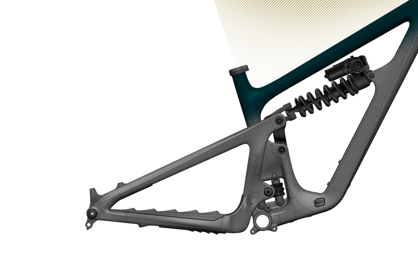 SB165 Frame Feature Top Tube