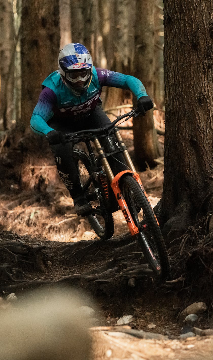 Special Projects - Richie Rude riding the Yeti Cycles DH bike