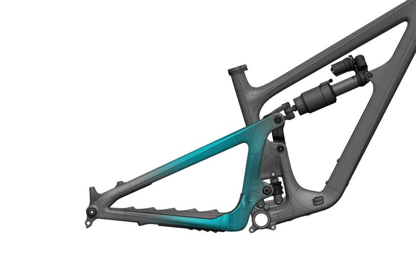 SB160 Tire Clearance Frame Feature