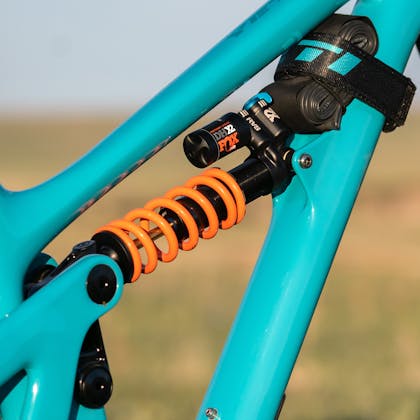 Fox DHX2 rear shock on Carson Eiswald 2020 Race Bike