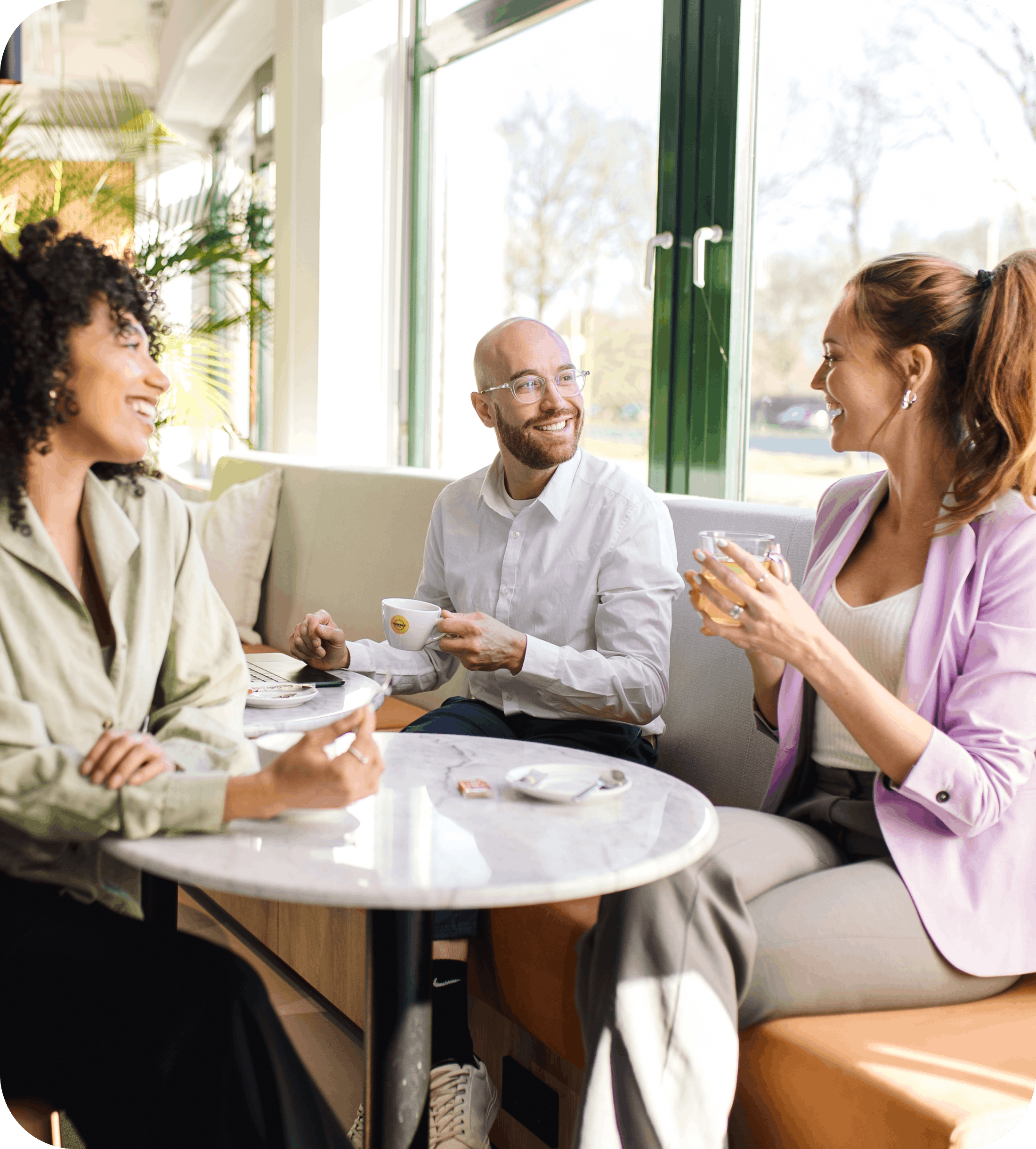 Mensen in een vergadering
