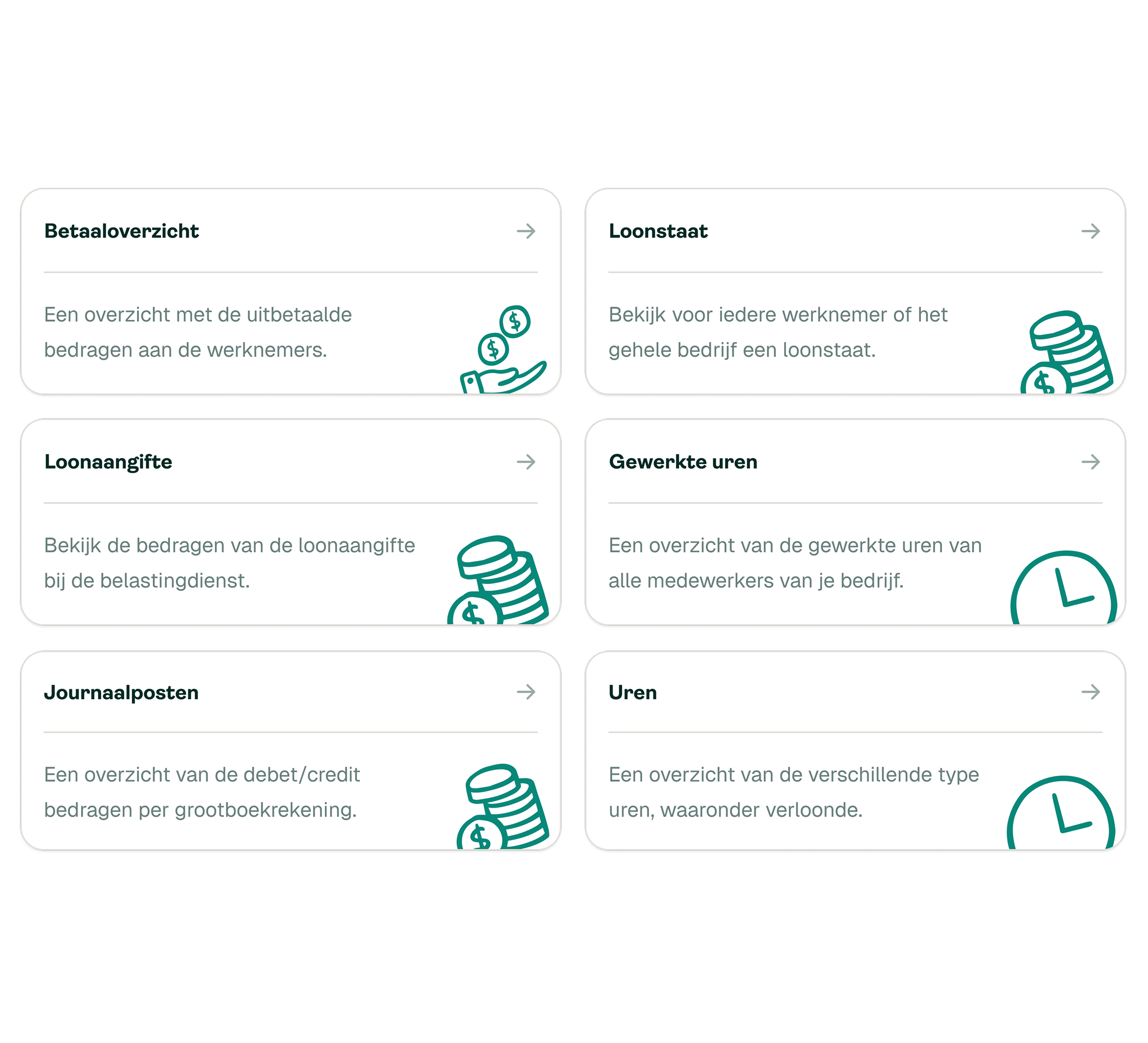 Overzichtelijke salarisrapportages