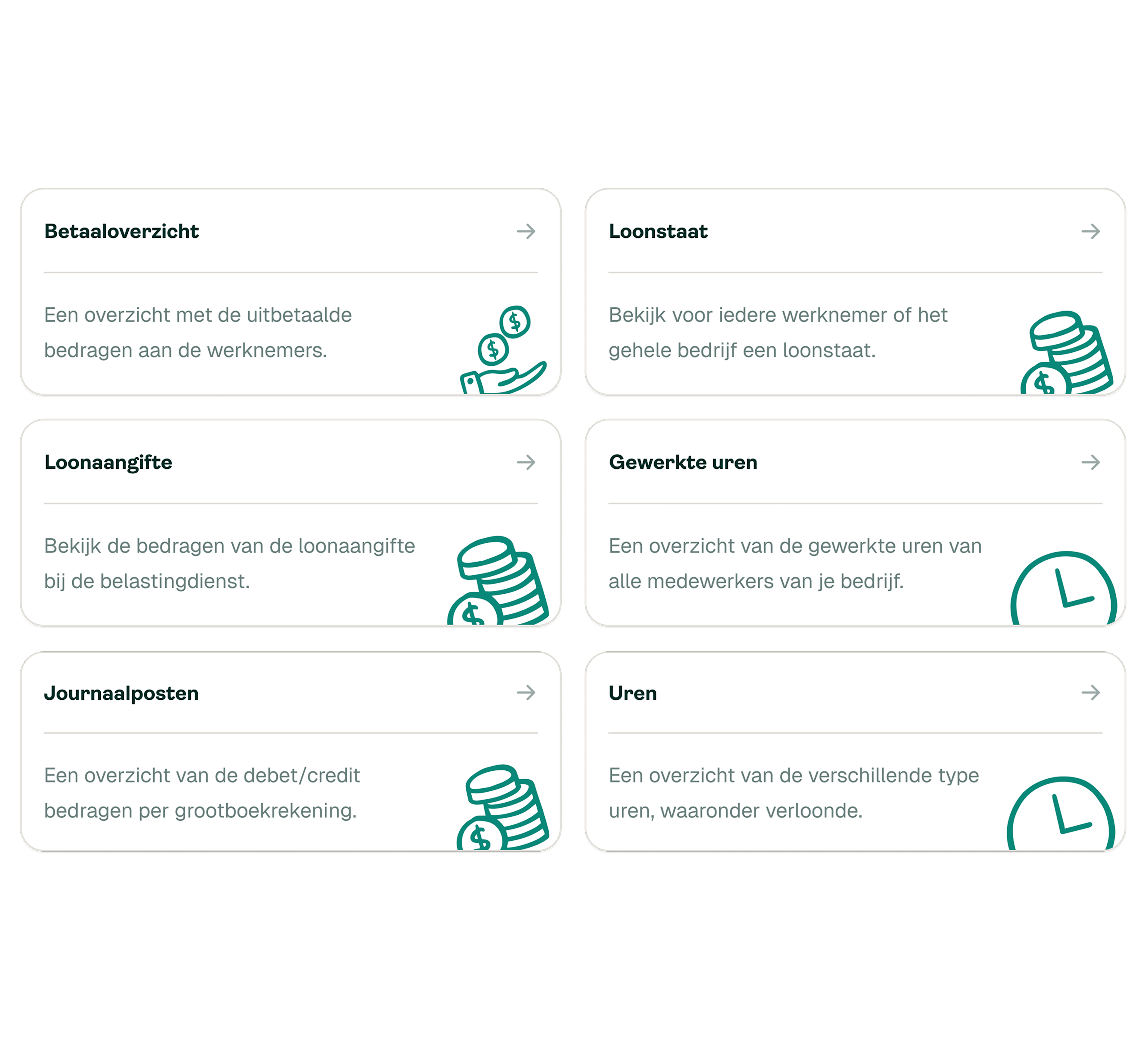 Overzichtelijke salarisrapportages