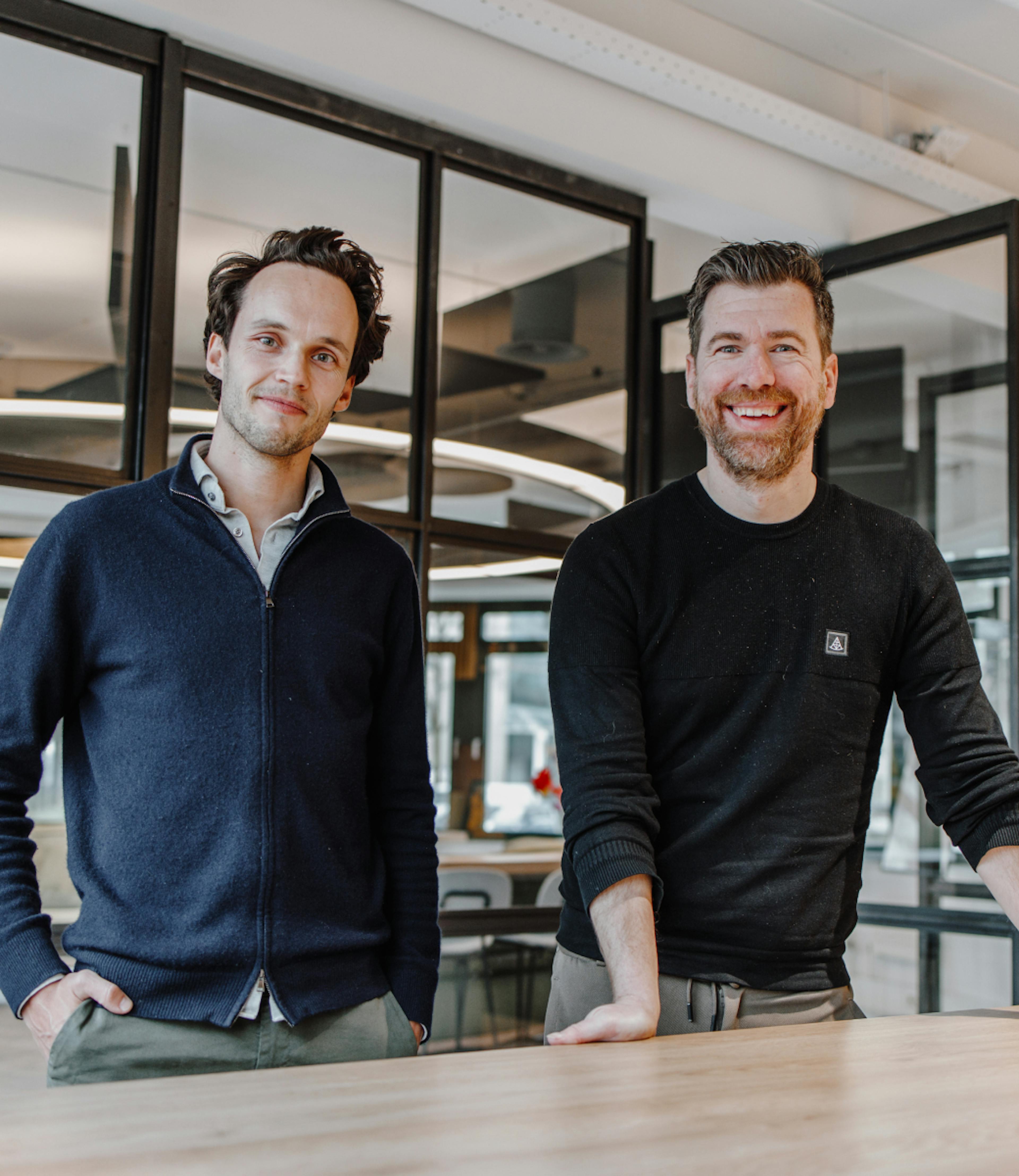 Oprichters van Employes Rob Kroezen en Marius van den Oever