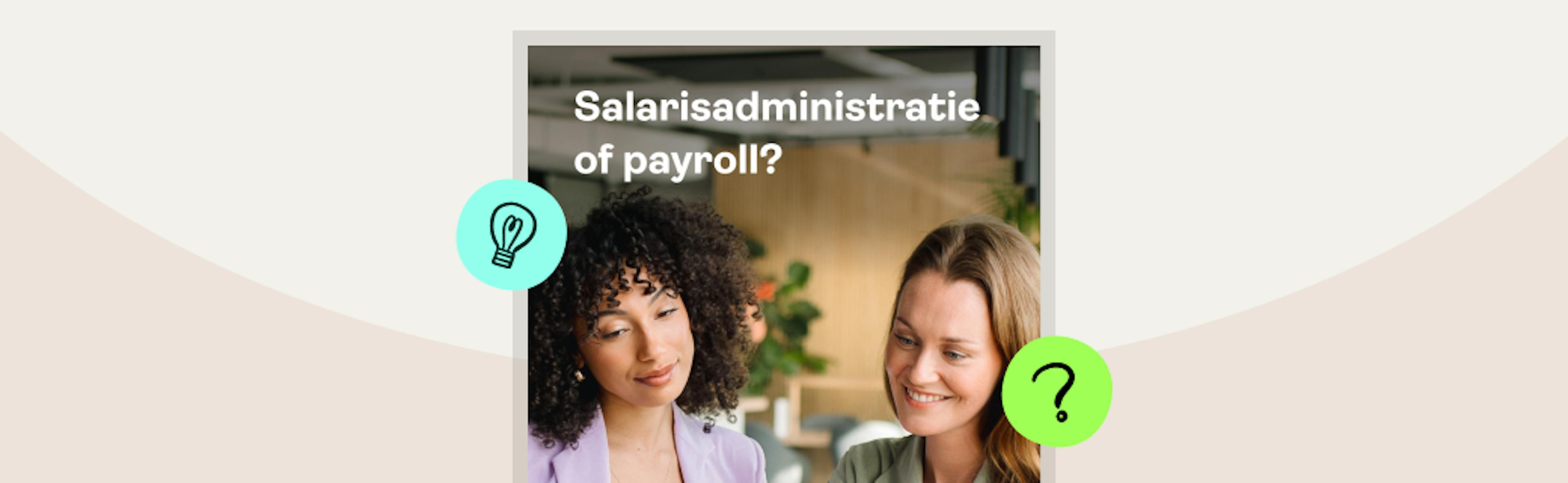 Cover salarisadministratie of payroll