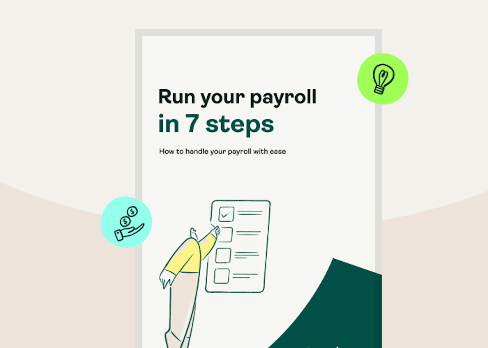 A successful online payroll administration in 7 steps with our handy checklist.
