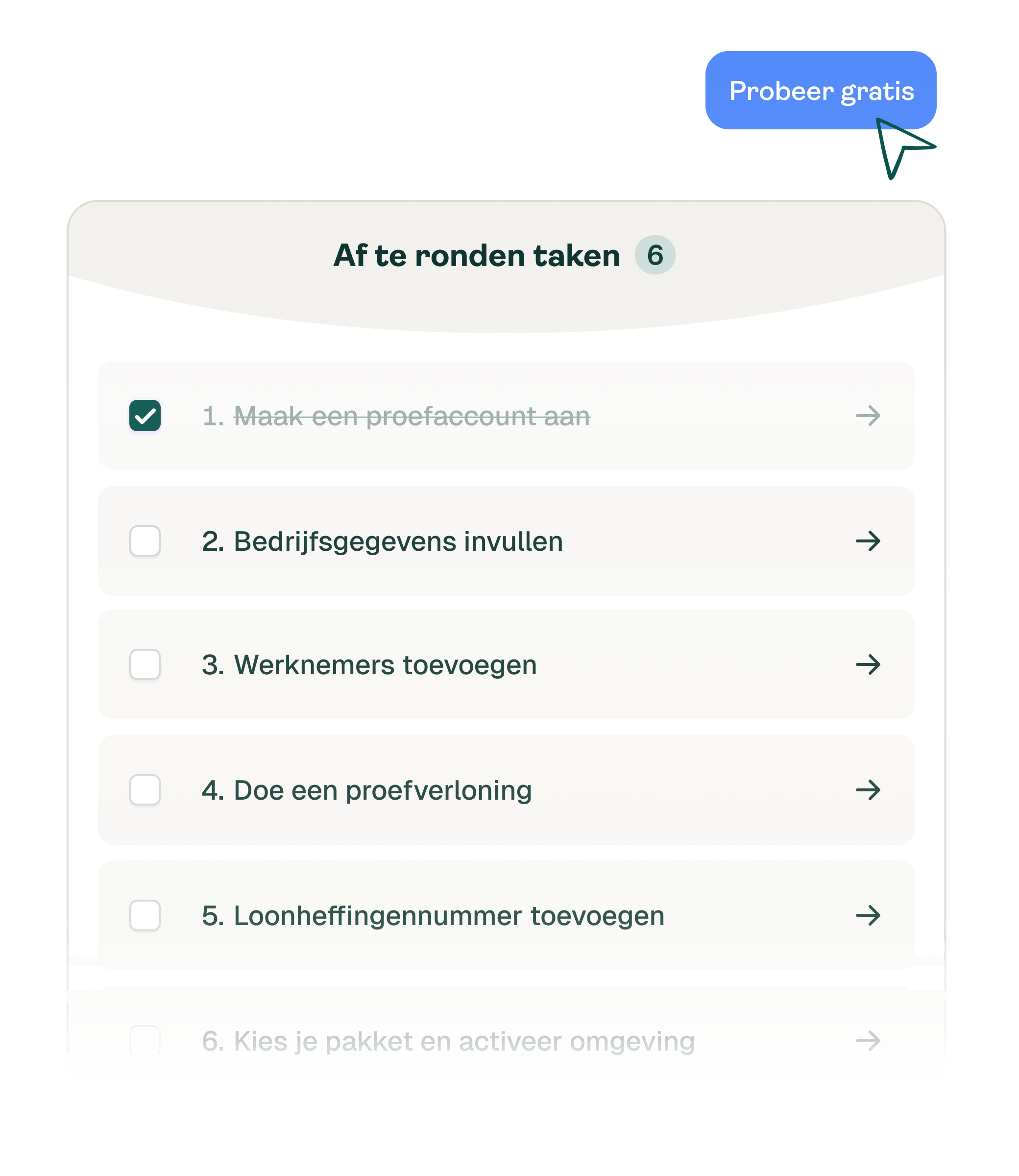 Maak proefaccount aan