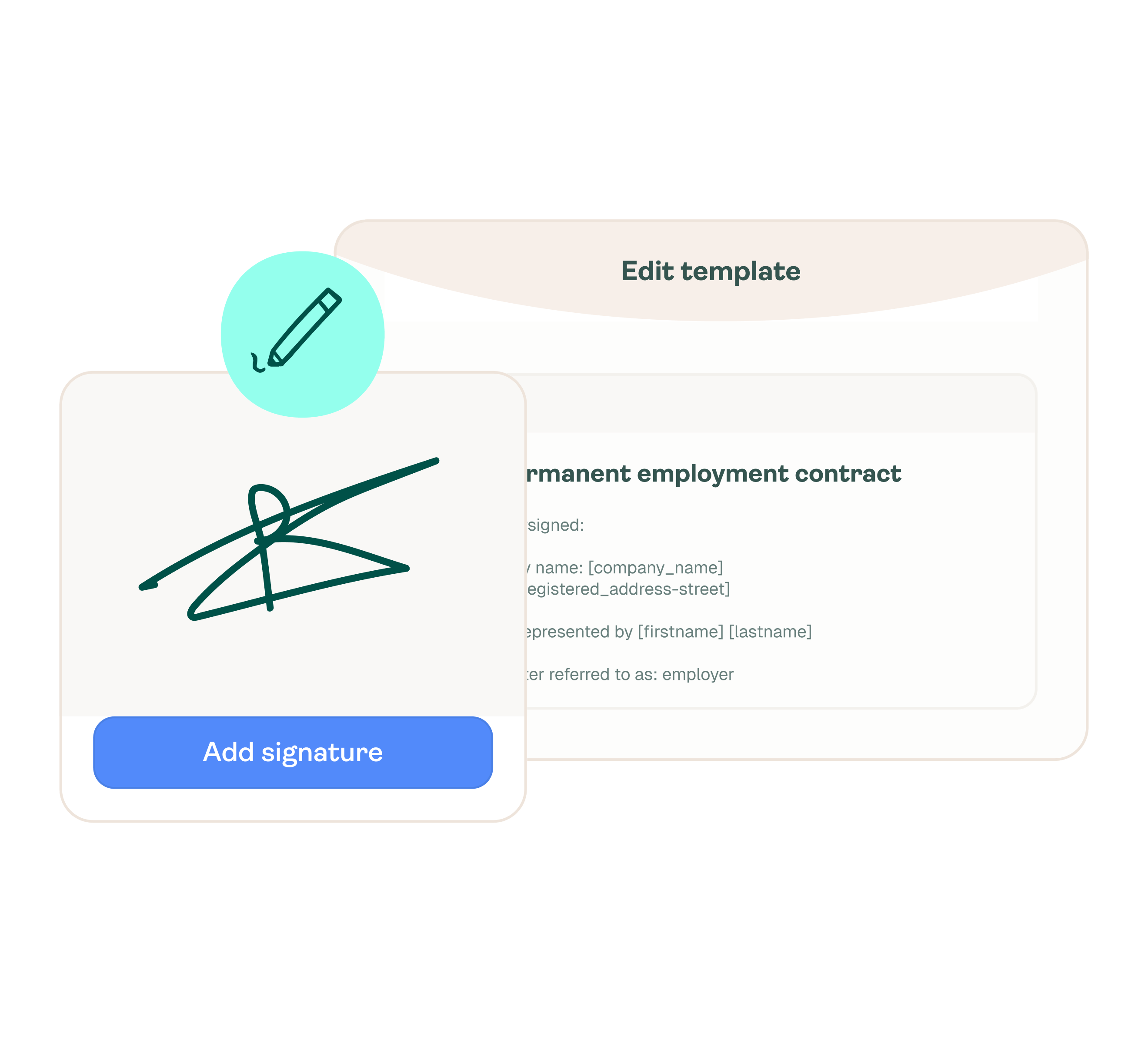 Create, edit and sign documents digitaly