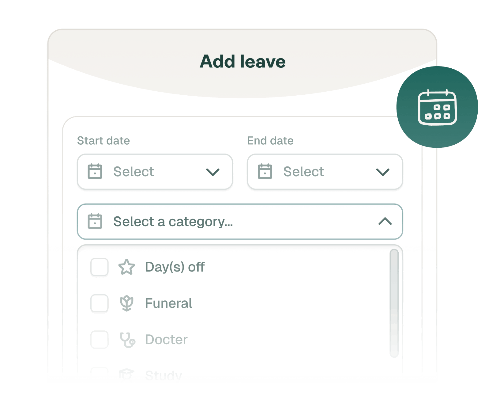 Sumbit leave requests
