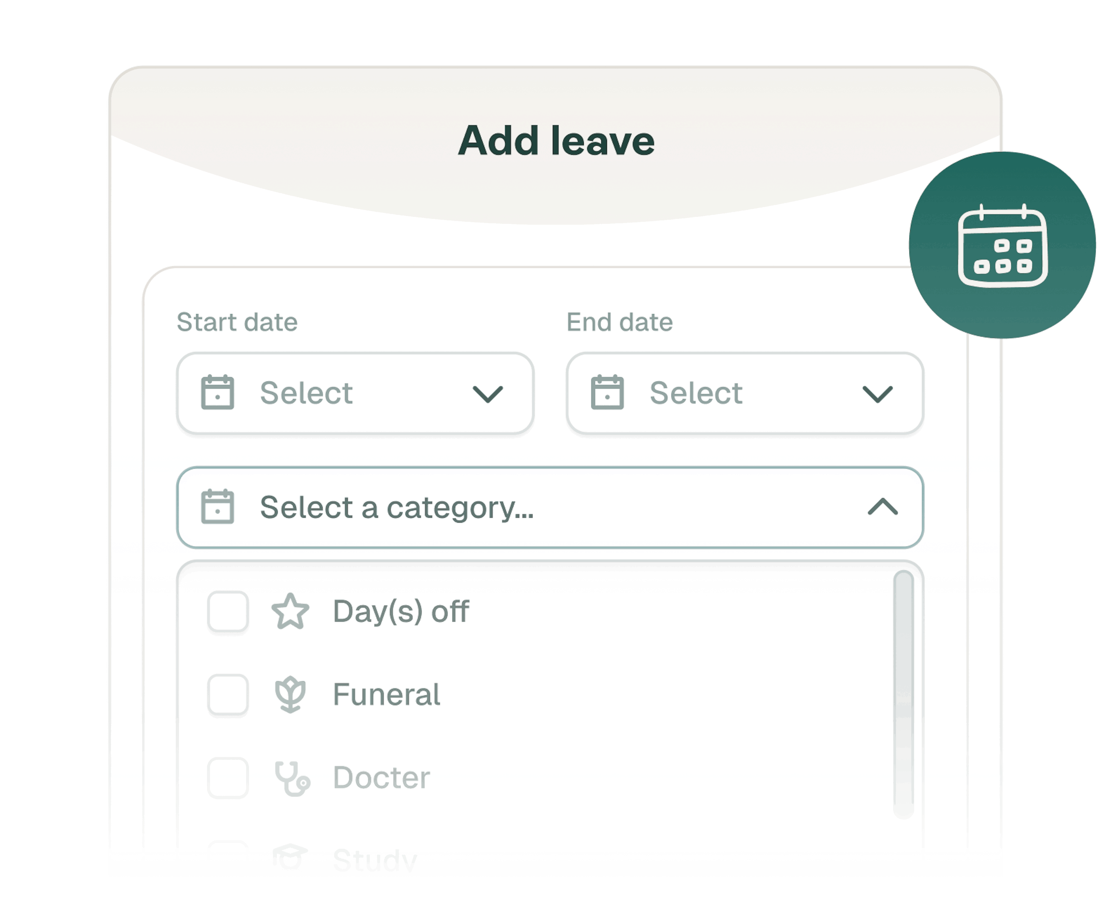 Sumbit leave requests