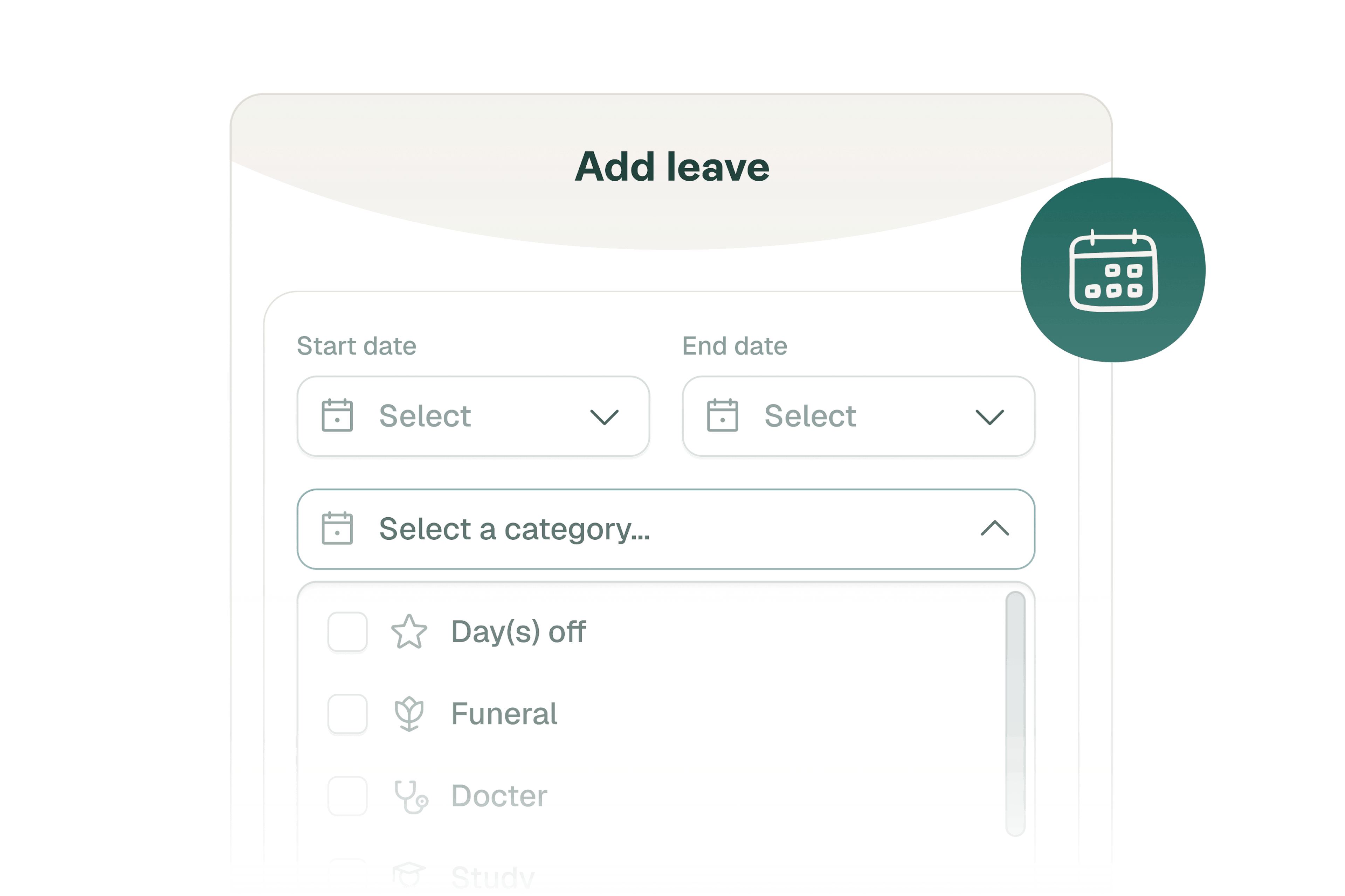 Sumbit leave requests