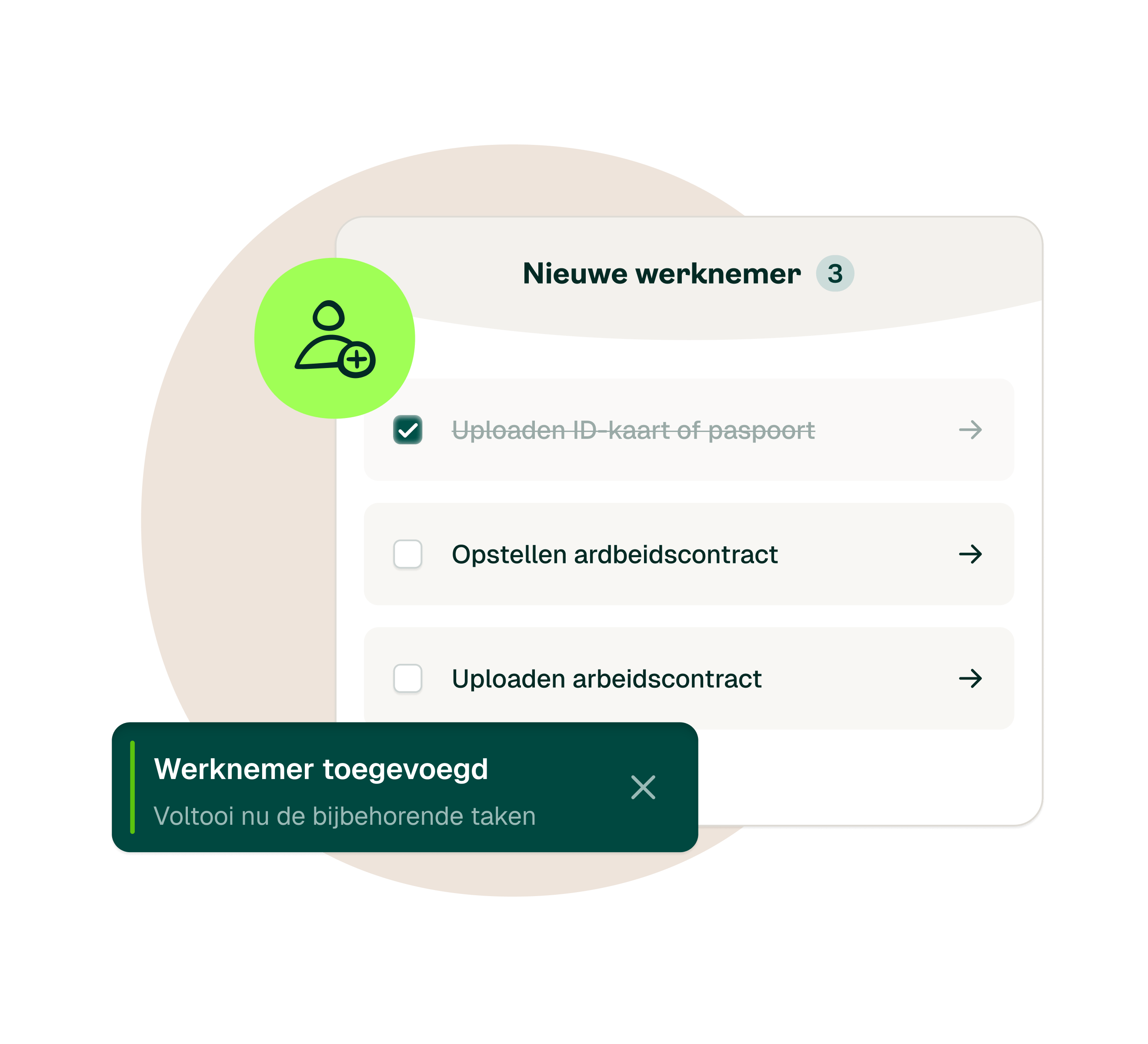 Nieuwe medewerker toevoegen