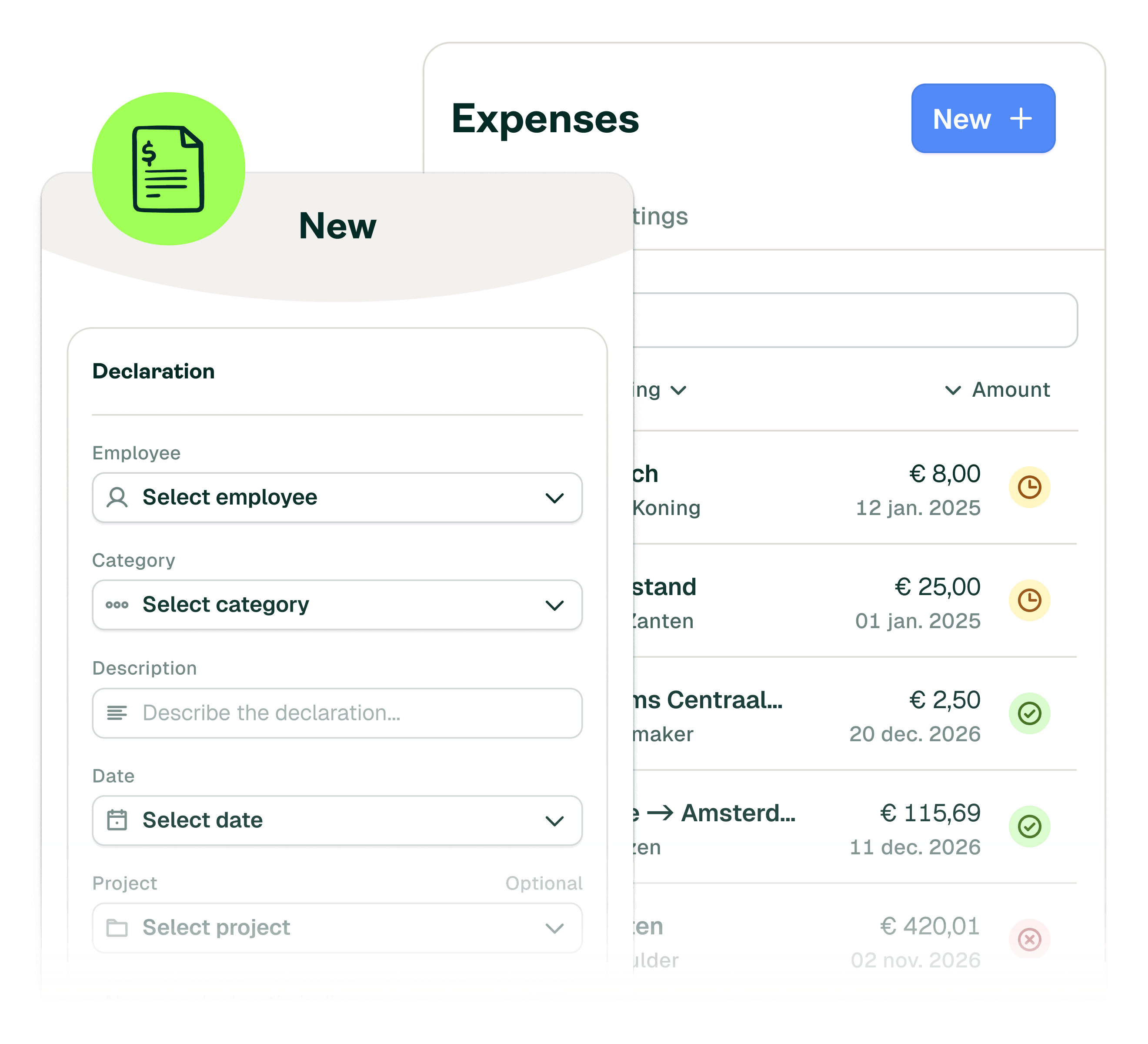 Submit your expenses