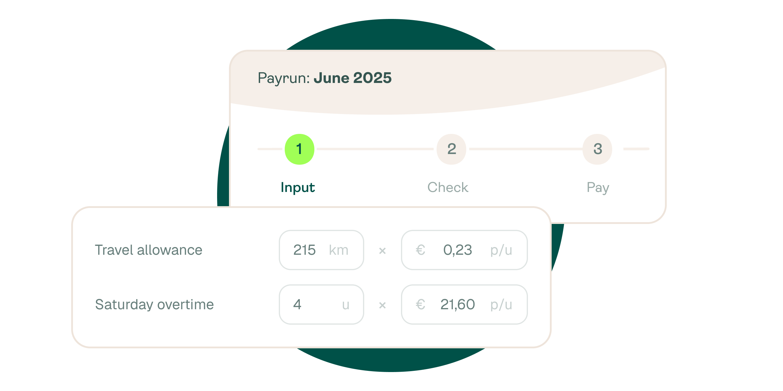 DGA payroll administration in 3 steps