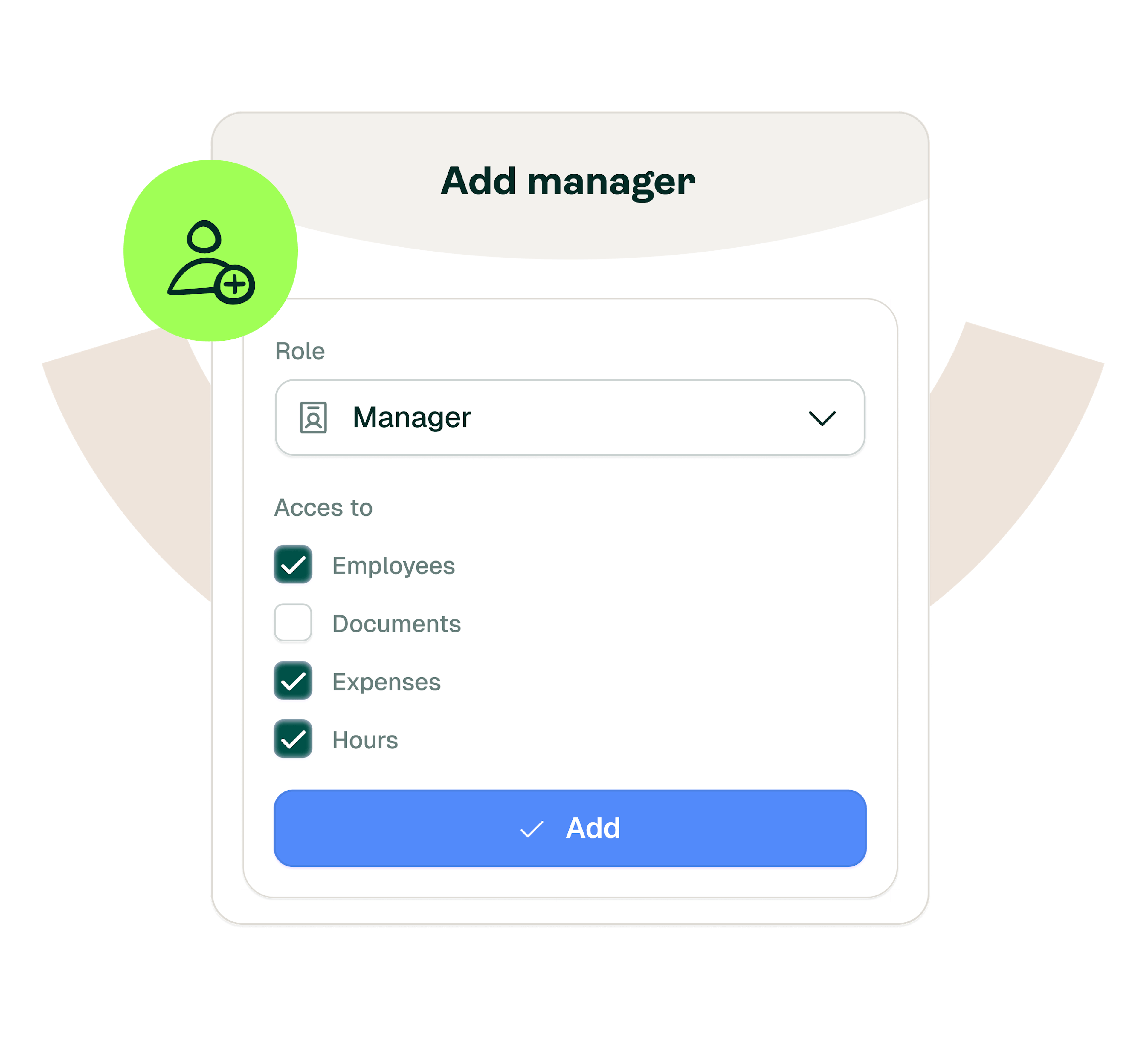 Dashboard for managing customers as a accounting firm