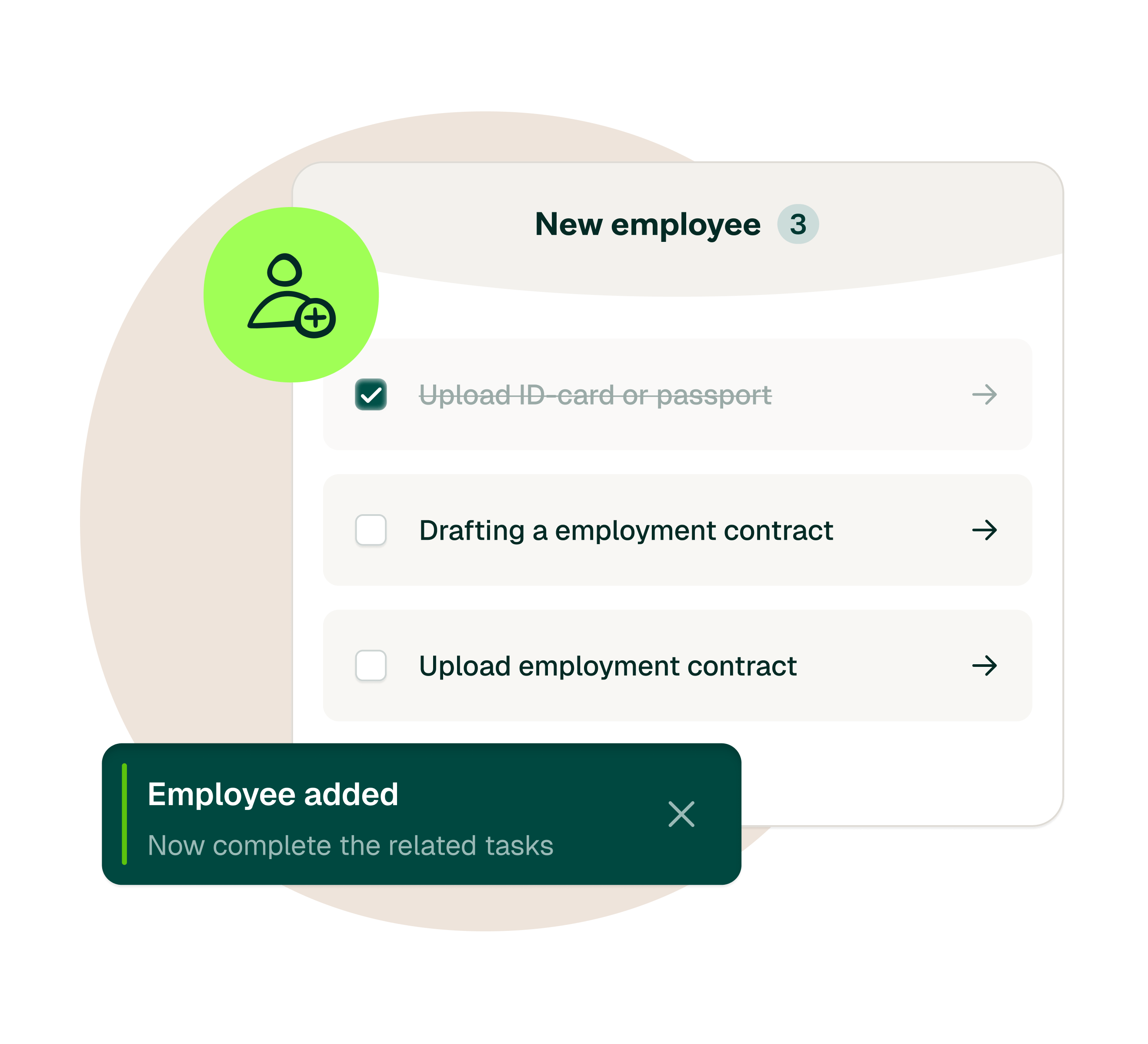 Tasks templates and checklists