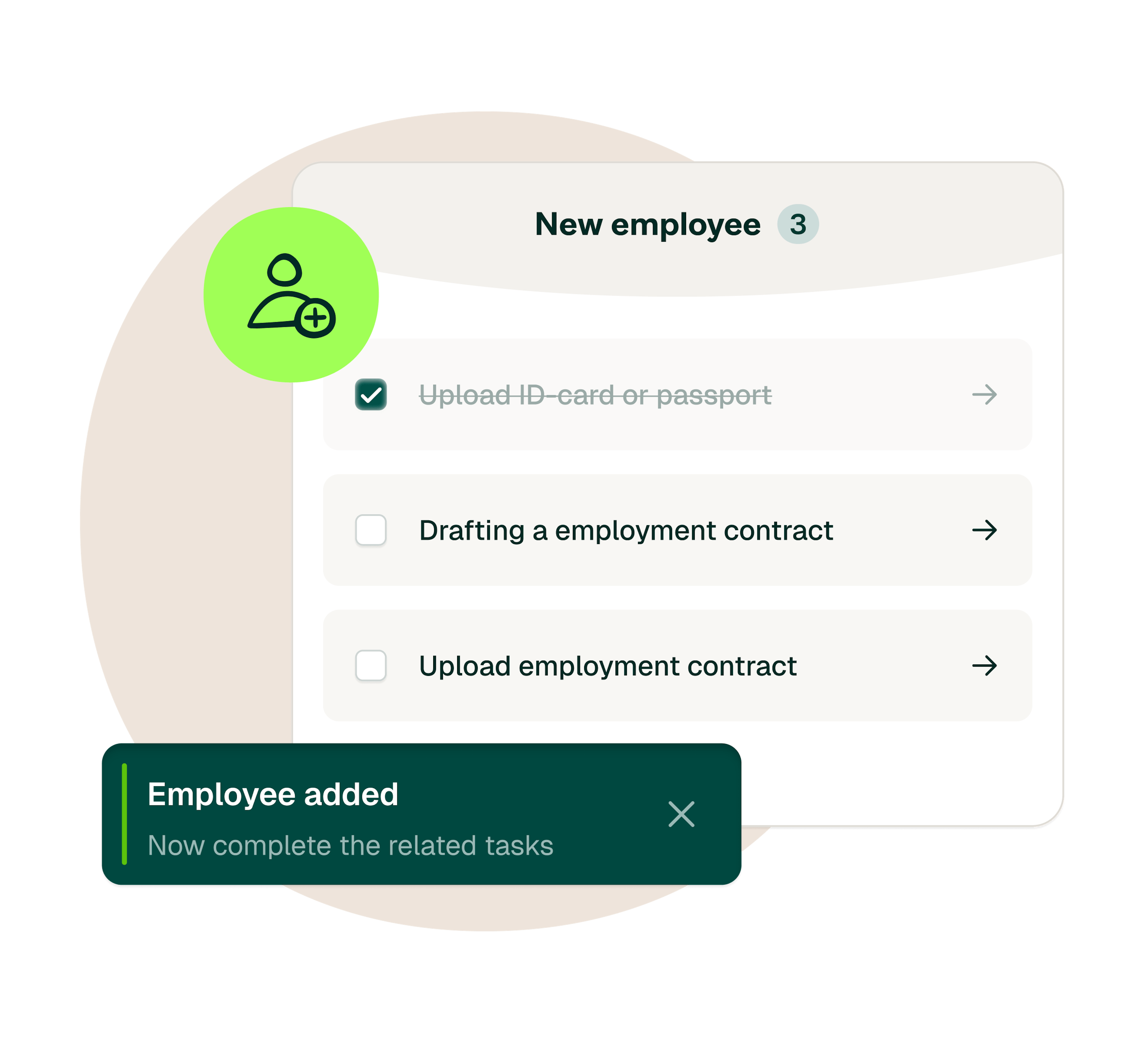Tasks templates and checklists