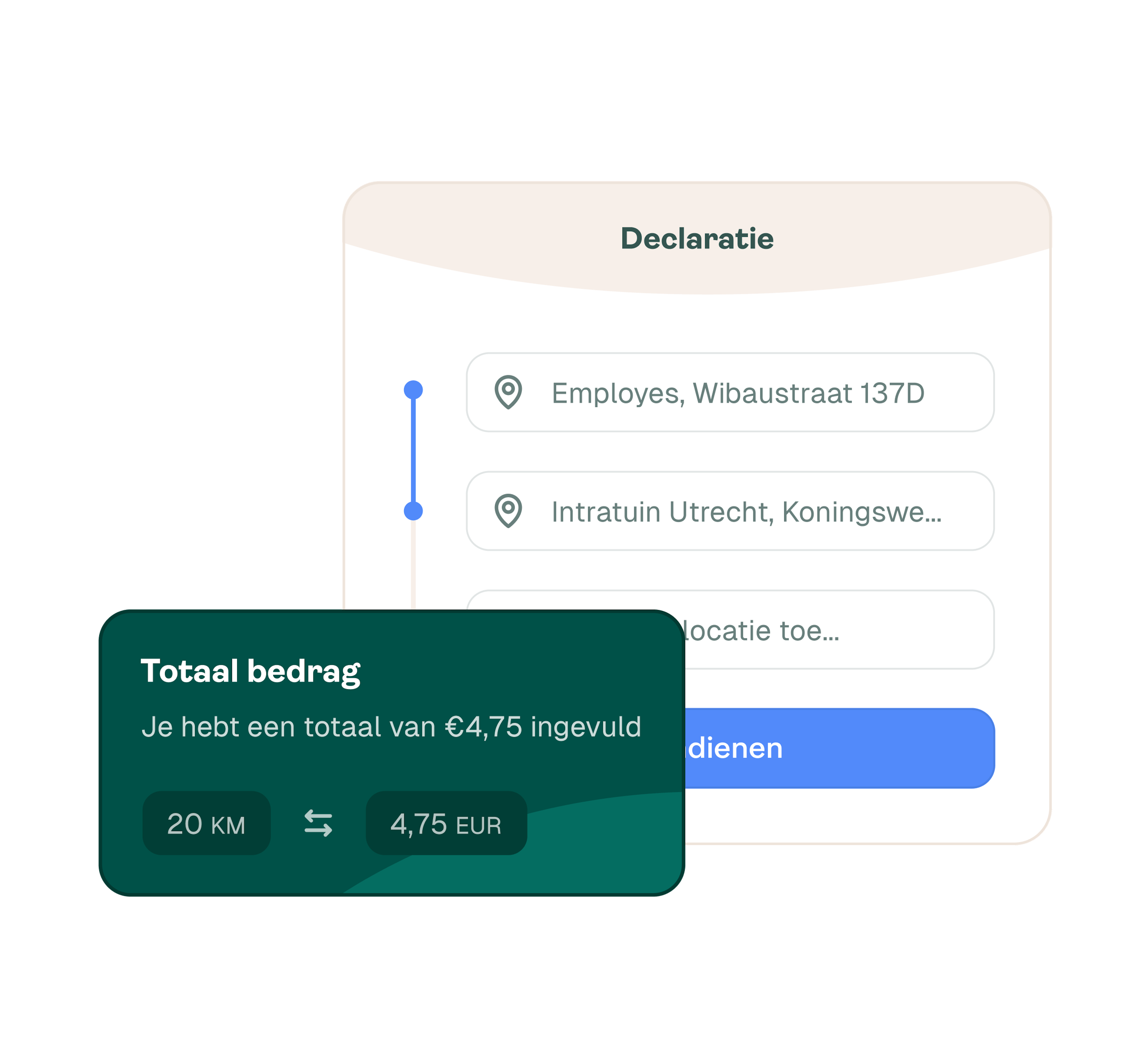 Declaratie toevoegen