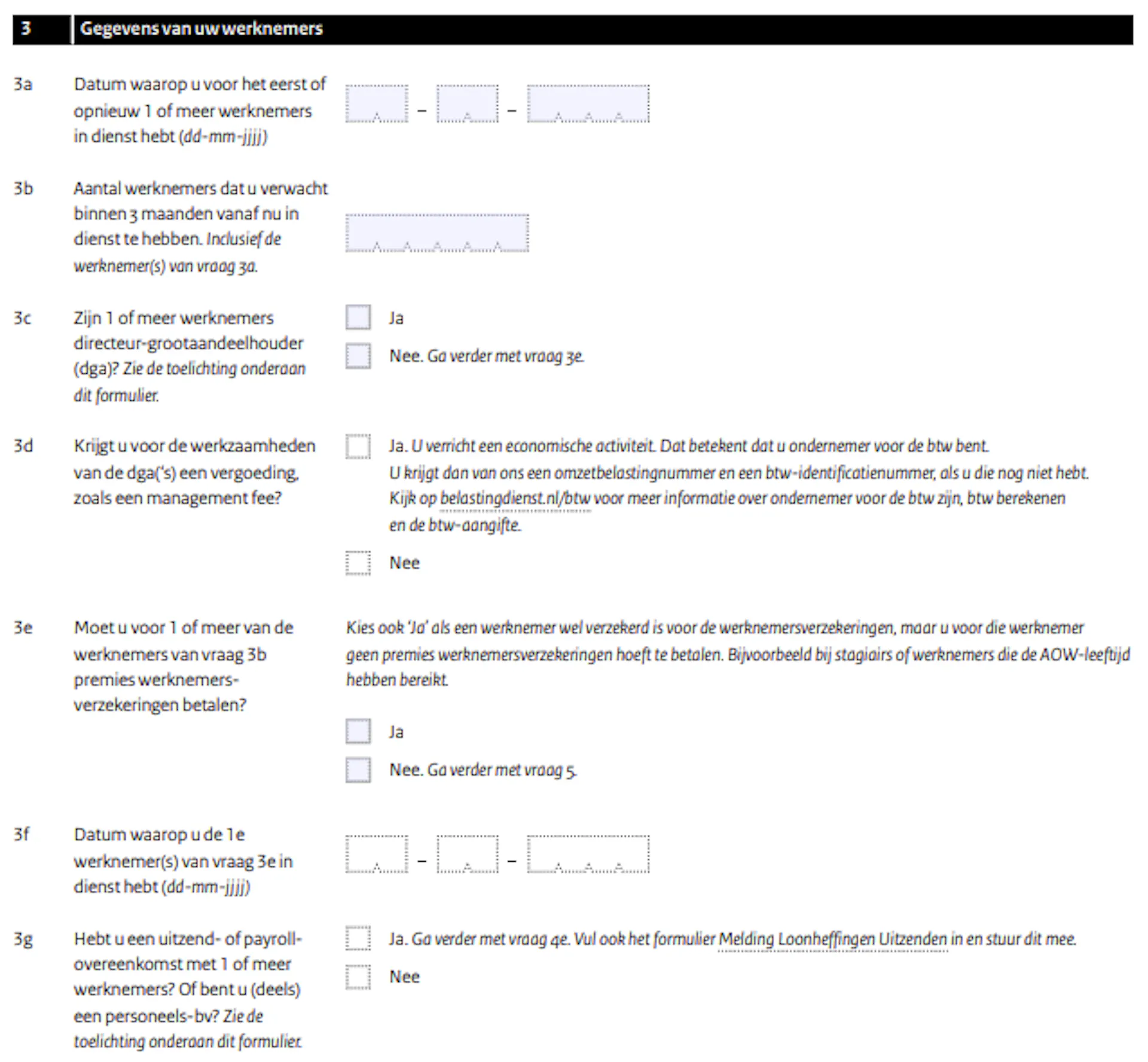 werknemersgegevens