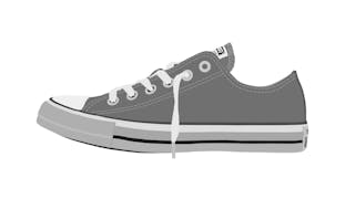 Shoe after vector conversion