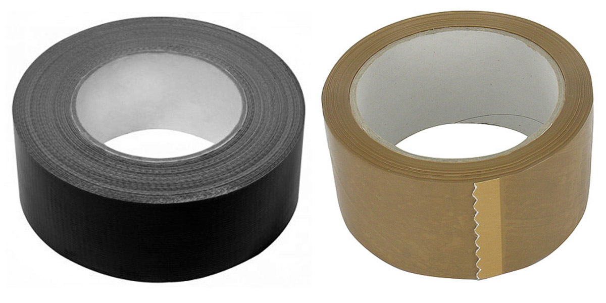 ducttape gaffer tape to set up a photo studio