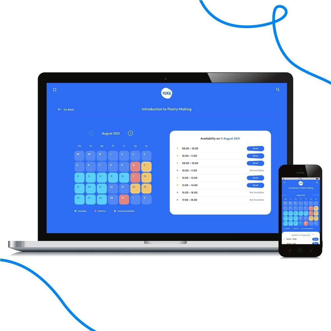 The Yoke calendar tool