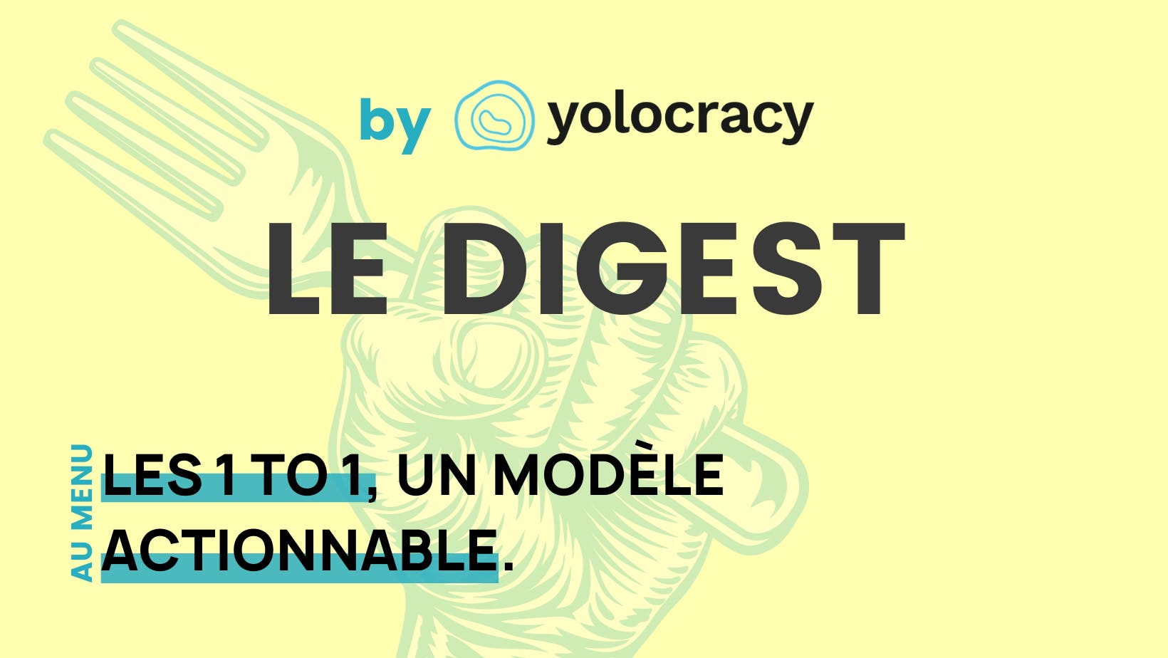 cover 1 to 1 modèle actionnable digest 