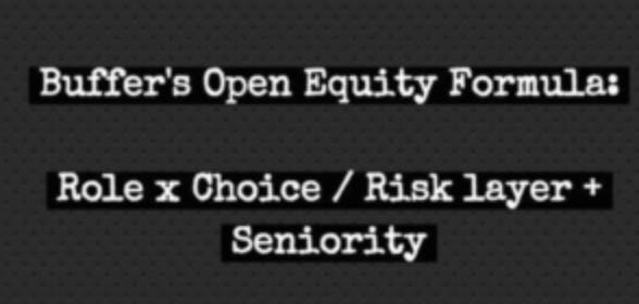 image buffer open equity formula