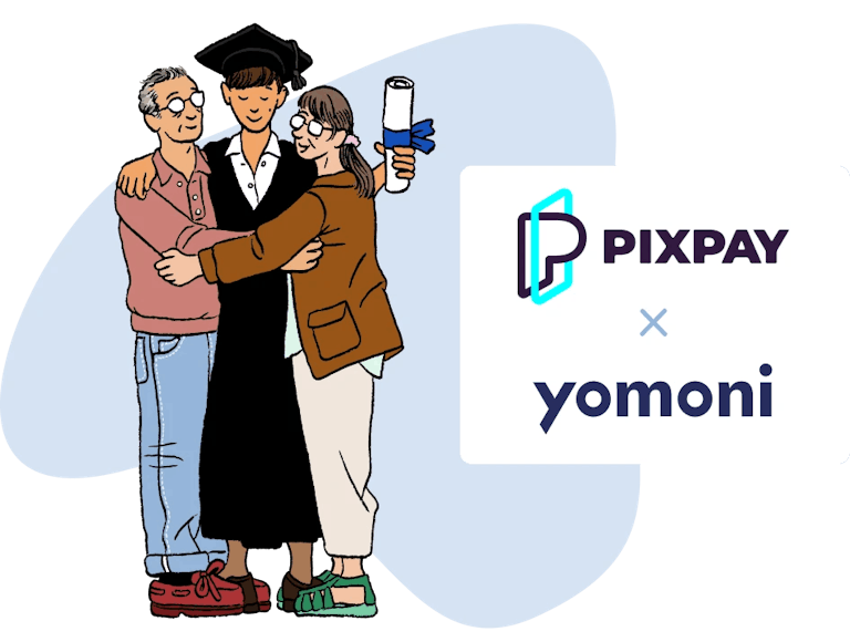 Illustration Pixpay x Yomoni