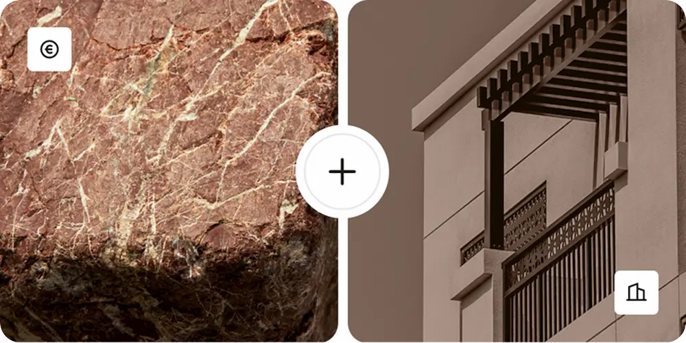 De la roche et un immeuble, rappelant le pack fondation Yomoni