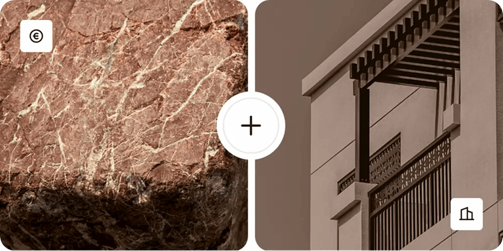 De la roche et un immeuble, rappelant le pack fondation Yomoni