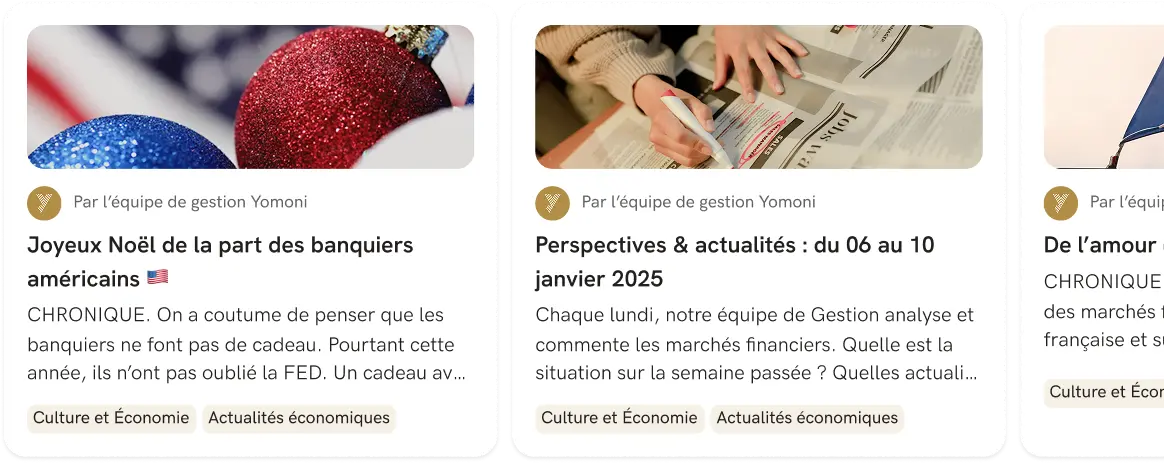 plusieurs cartes présentant une actualité