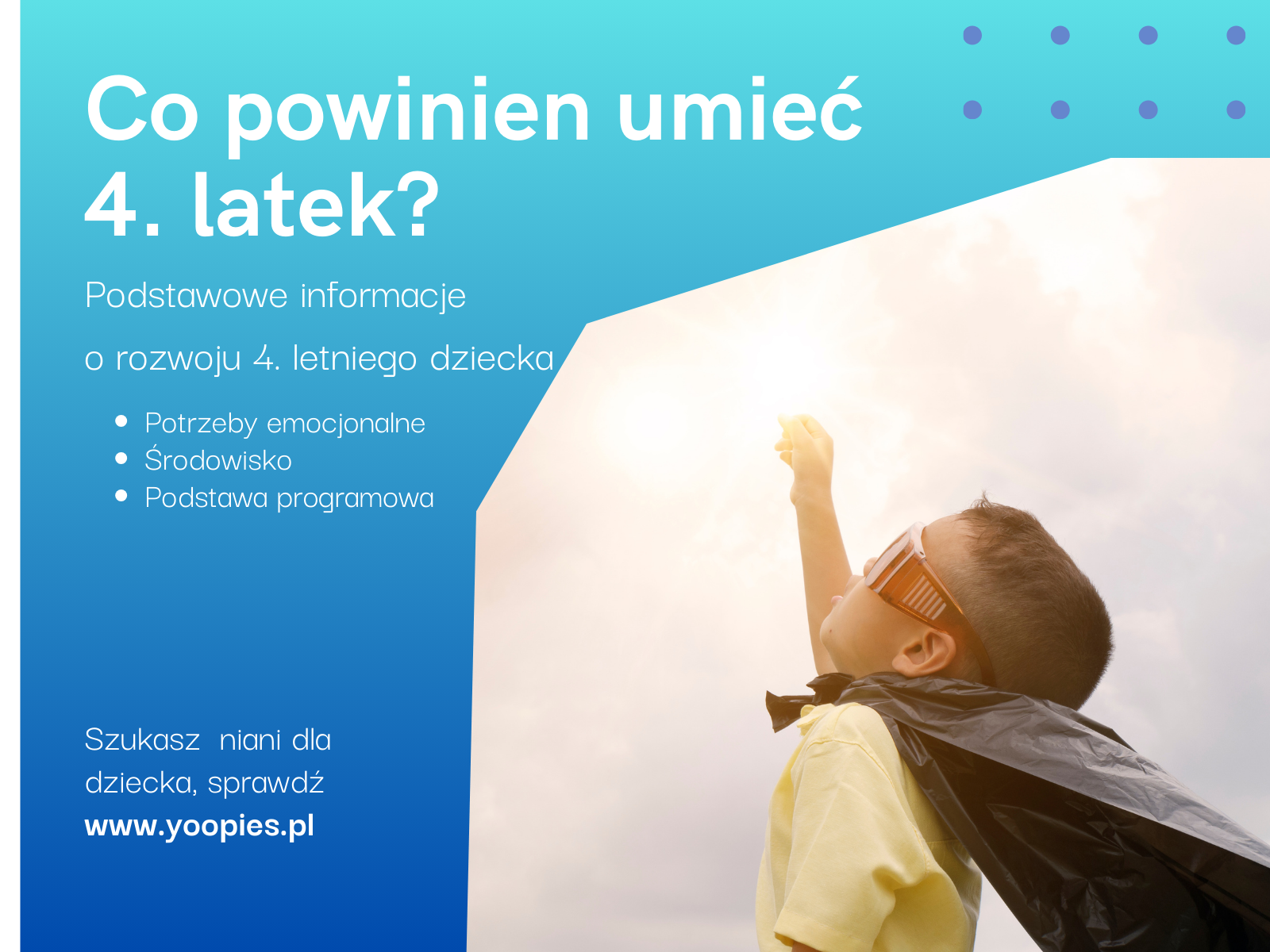 Co powinien umieć 4 latek | Zachowanie i umiejętności