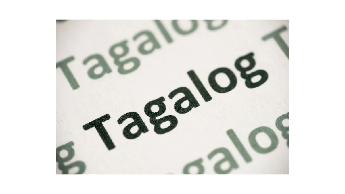 Learn To Speak Basic Tagalog With Your Filipino Maid
