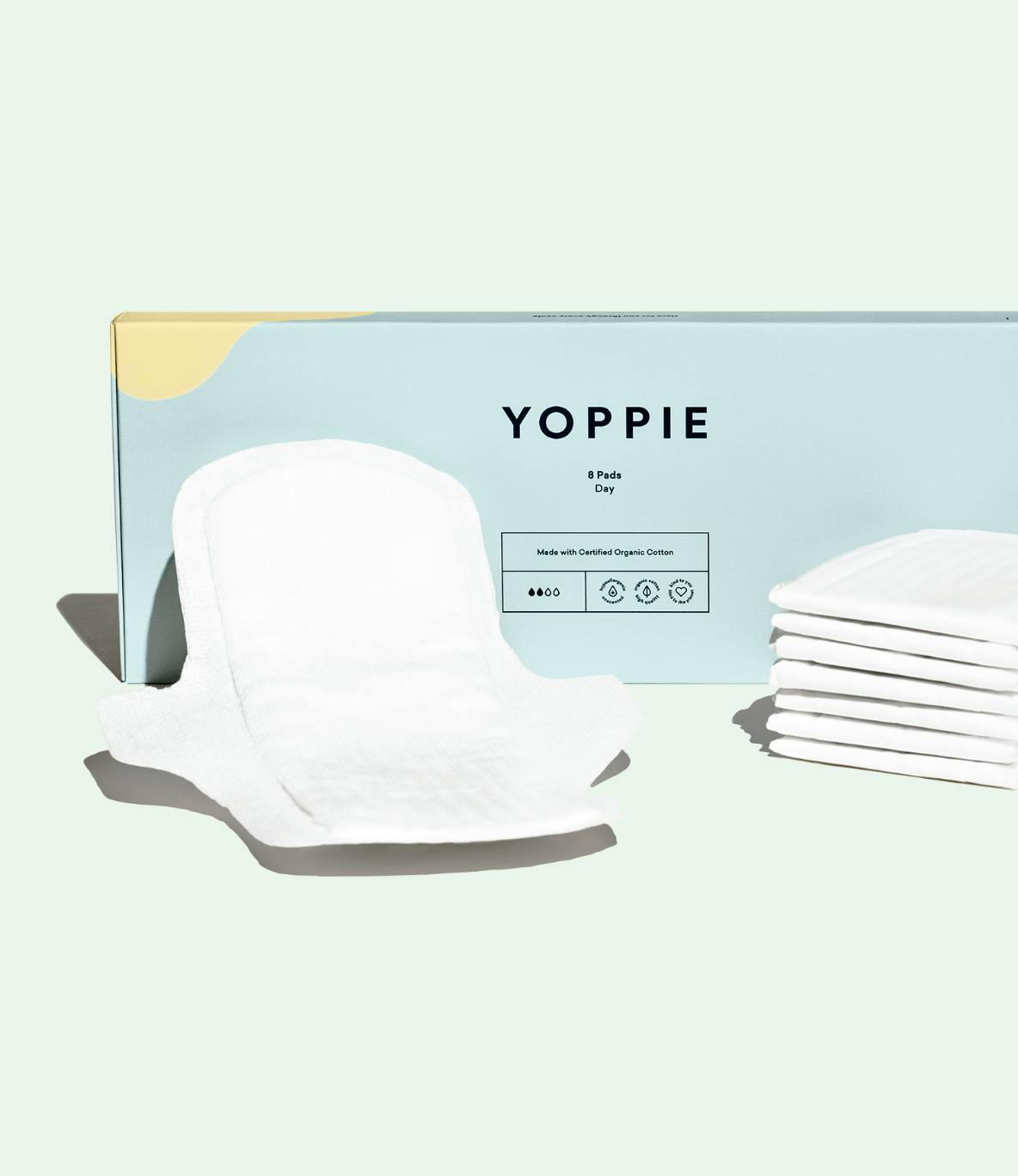 Organic Cotton Pads Period Care Designed For Real Life Yoppie