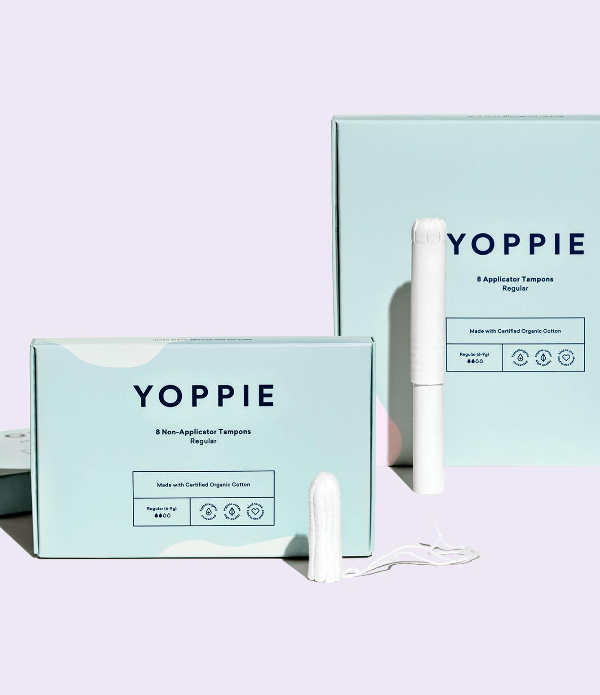 Organic Cotton Tampons Subscription Tampons By Post Delivery Yoppie