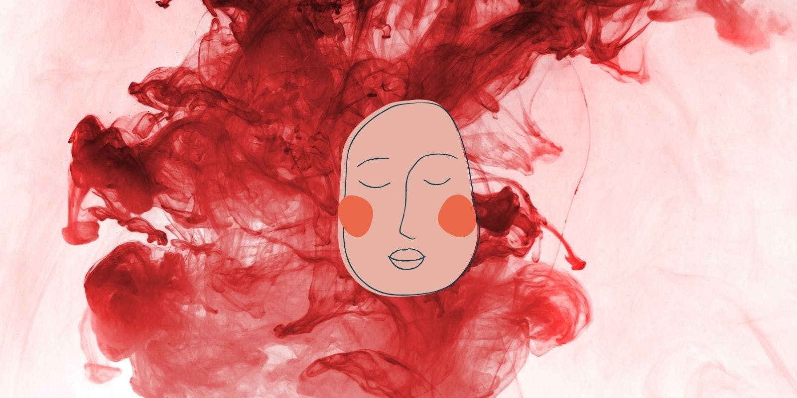 Is period blood good for your face?