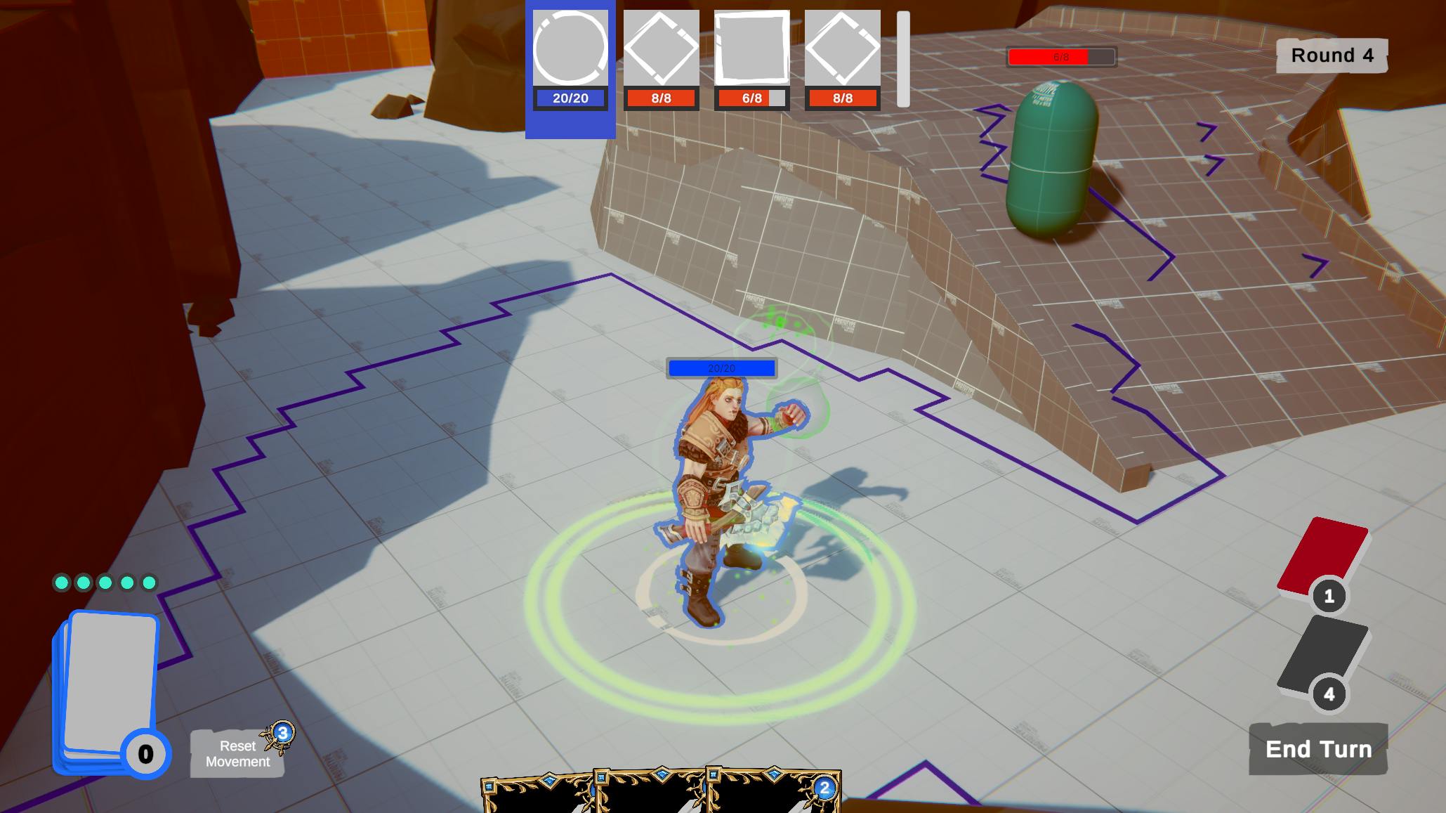 Ingame screenshot of a character using a healing ability