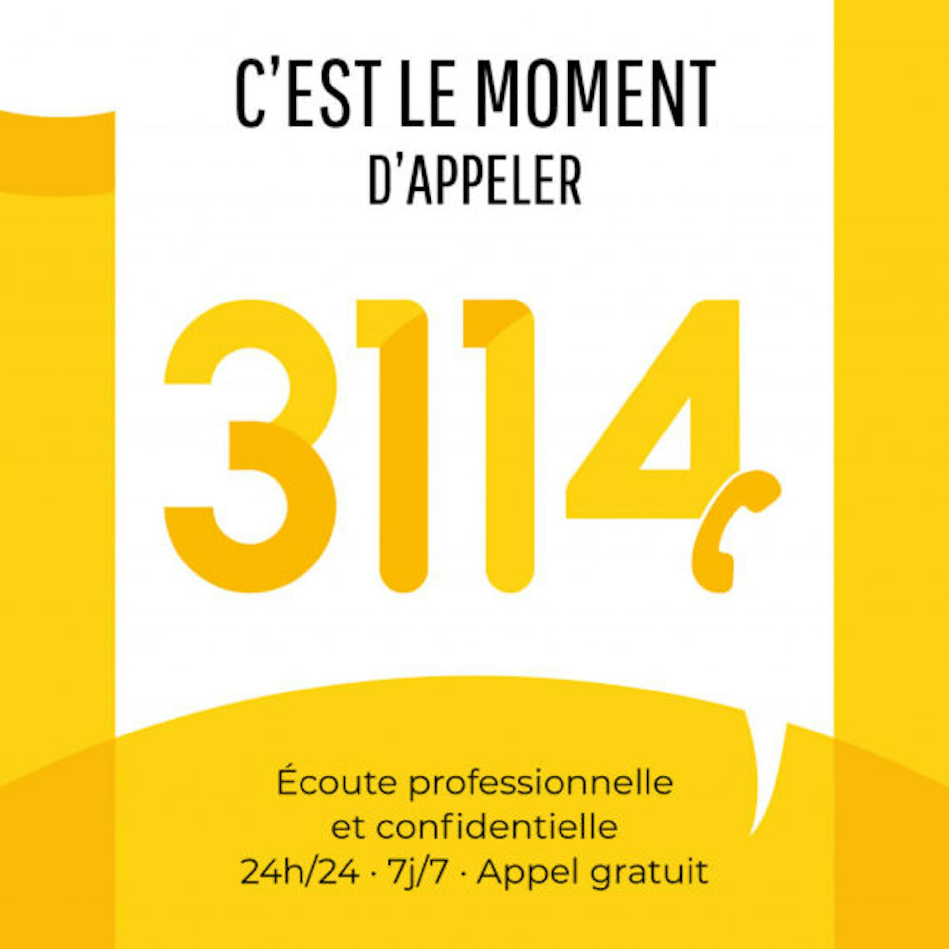 "Tu comptes pour moi", le 3114