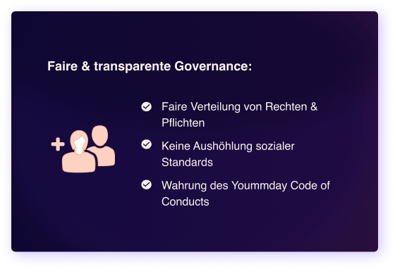 Faire und transparente Governance