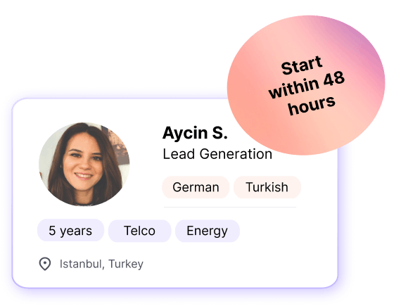 Call center agent with experience in telco and energy industry