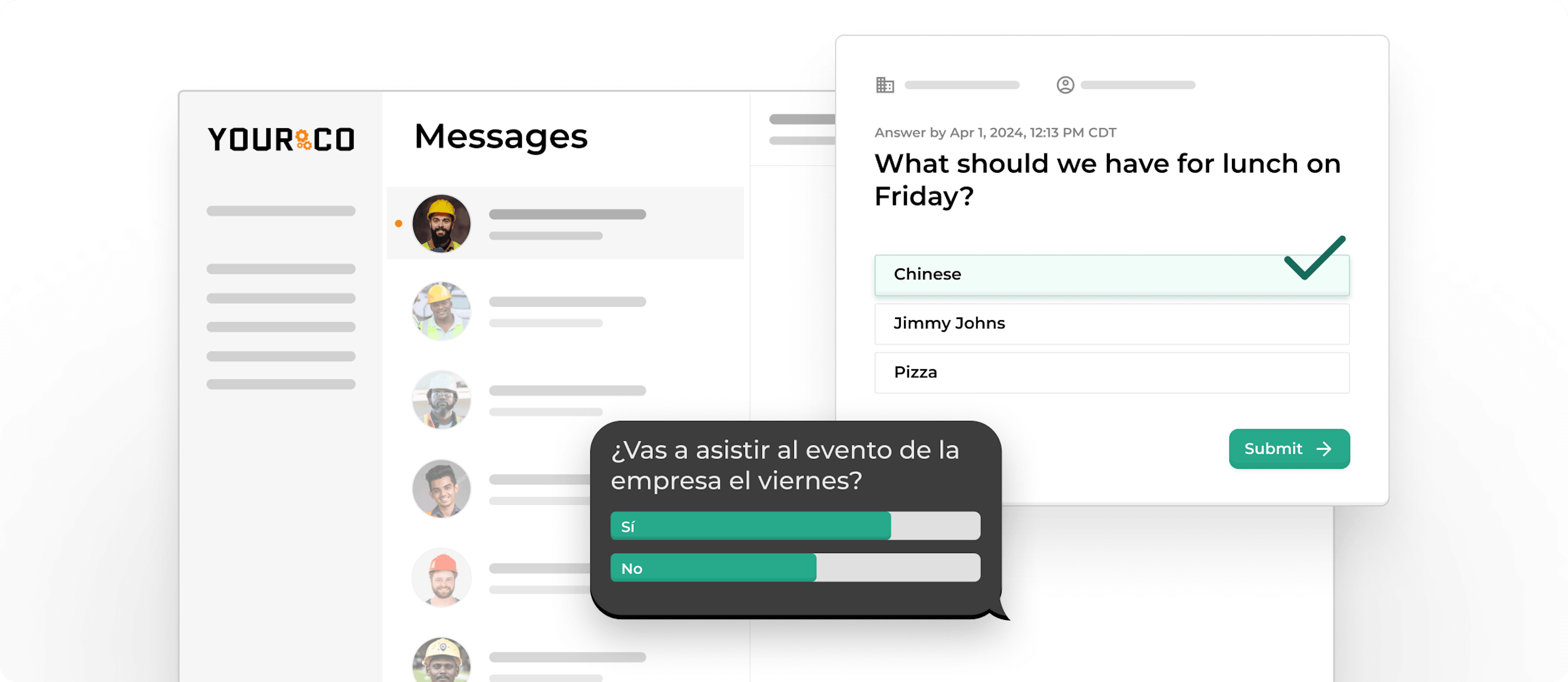 SMS Welcome Texts to a New Employee