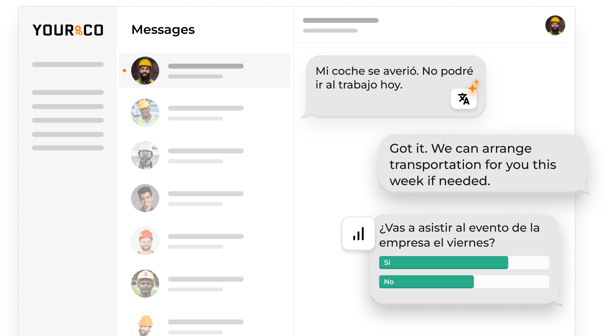 Yourco texting platform