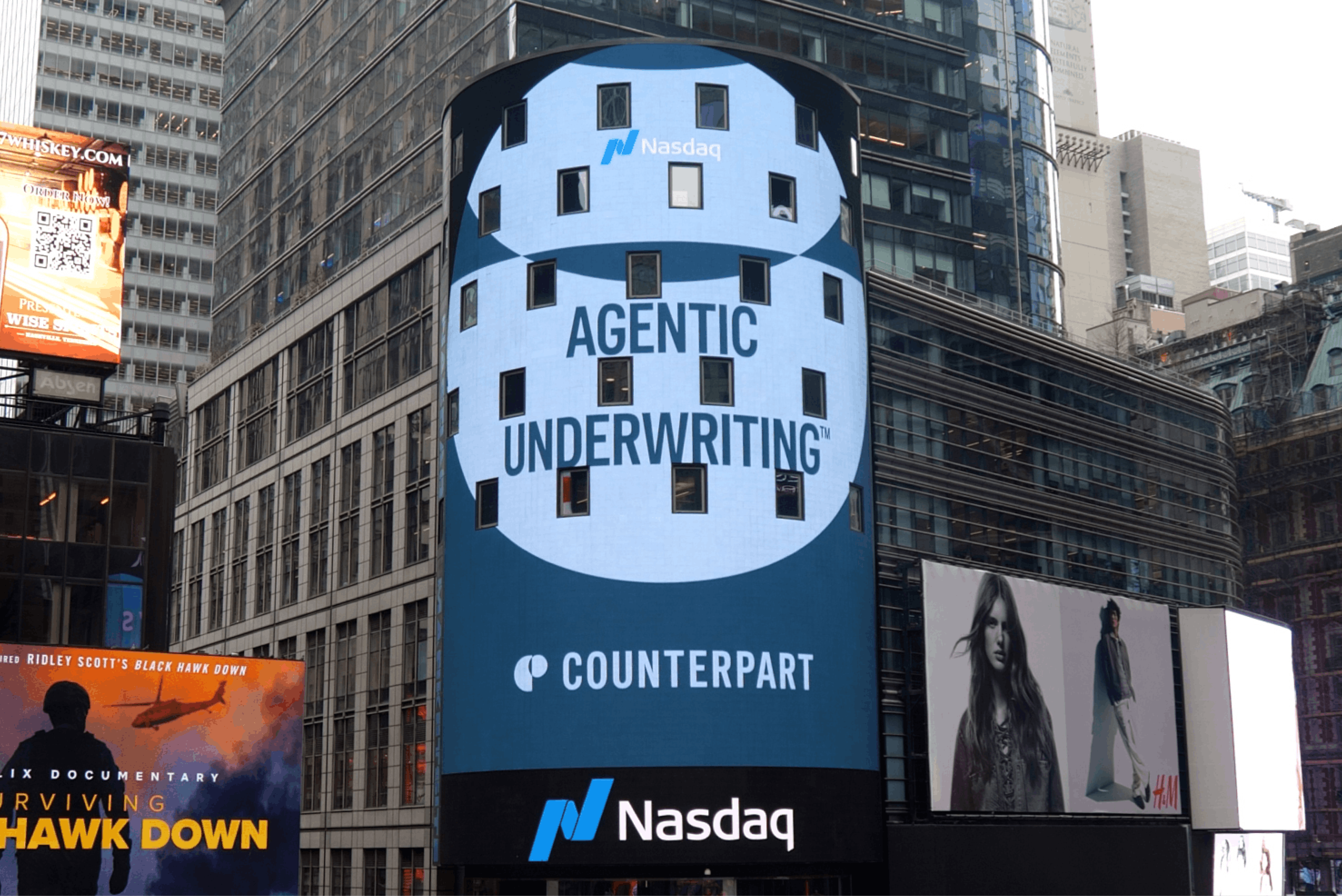 NASDAQ event Counterpart Agentic Underwriting